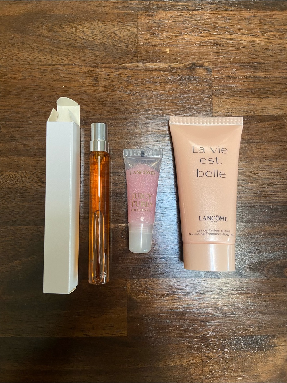 La Vie Est Belle Nourishing Fragrance Body Lotion 3 Piece Travel Size